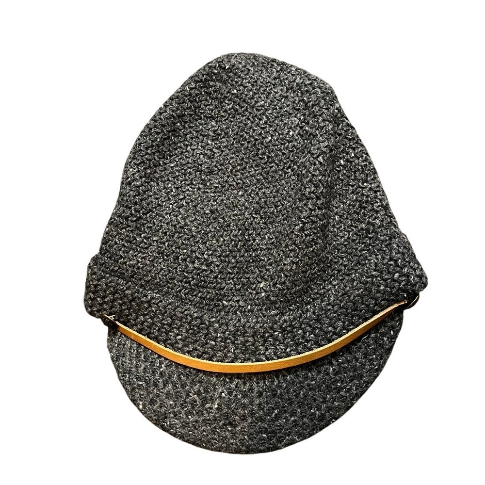 Lauren Ralph Lauren Donegal Hunting Hat Knit Gray Wool Outdoors One Size
